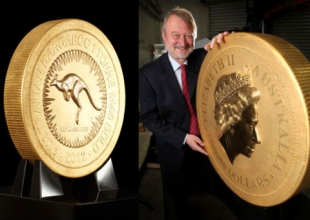 В Москву привезут самую большую золотую монету в мире