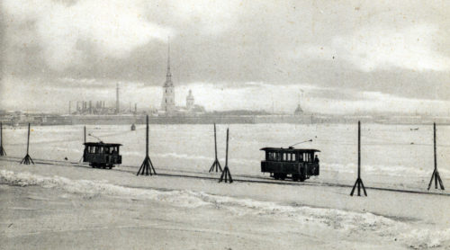 Ледовый трамвай Санкт-Петербурга