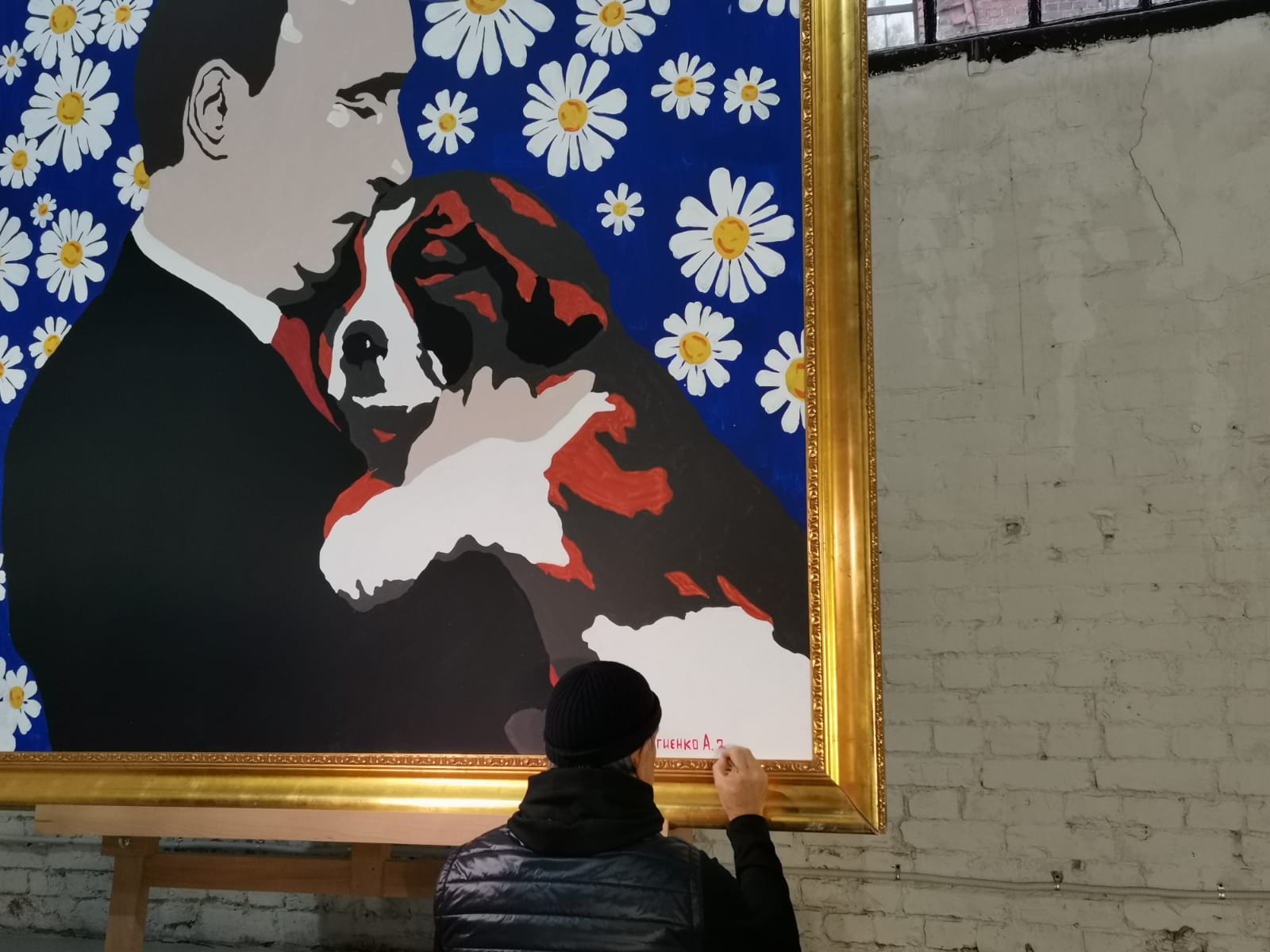 «Путин с собакой» Алексея Сергиенко вновь в топе новостей